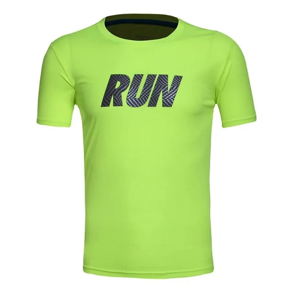 2019 Men's Sportswear Running Shirt Men Sport T-shirt Outdoor Jogging Tops Gym Loose Training Dry Short Sleeve Uniform Women