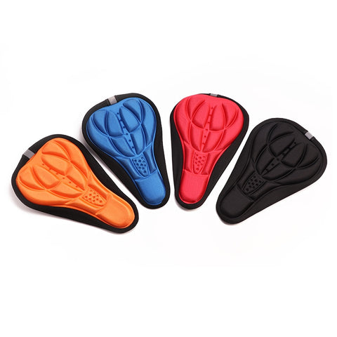 2019 Hot Sale Bike Cushion Pad Men Women Thick Cycling Bicycle Sponge Pad Seat Saddle Cover Outdoor Bike 3D Sports Pad 4 Colors