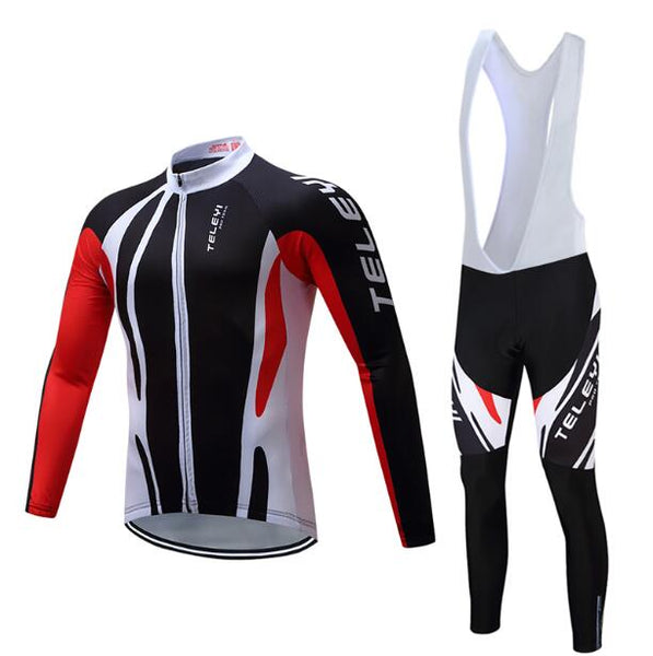 2019 winter thermal Fleece cycling clothing Men road bike jersey bib set Sport bicycle clothes pro team suit mtb dress male kit