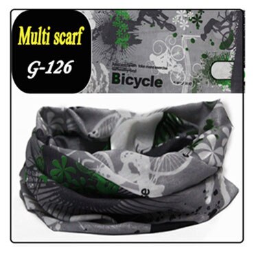 Cycling Headwear Geometric Printing Cycling Bandana Headwear Fishing Headband Moto Bicycle Hijab Head Scarf Face Shield Mask