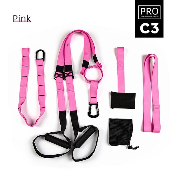 COPOZZ Resistance Bands Hanging belt Equipment Sport Gym workout Fitness Suspension Exercise Pull rope straps