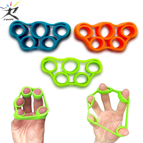 Finger Resistance Bands Training Stretch Bands Exercise Elastic Rubber Bands for Fitness Equipment Pull Ring Hand Expander Grip