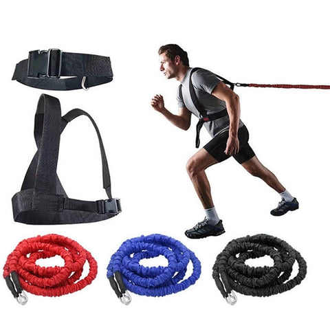 2-5m Resistance Band Bungee Fitness Speed Trainer for Agility Running Training Sprint Workout Latex Gym Rope Exercise Equipment