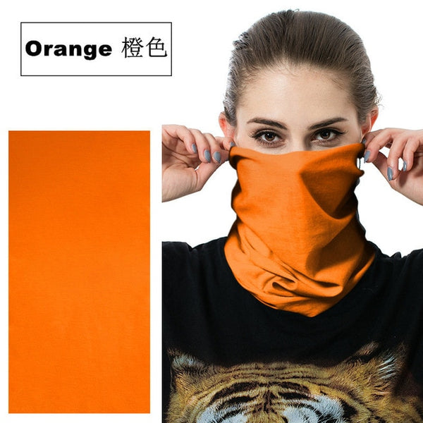 buffe Custom Bandana Headband Solid Color Unisex Magic Tube Seamless Bandanas Cycling Face Mask Shield Head Scarf Neck Gaiter