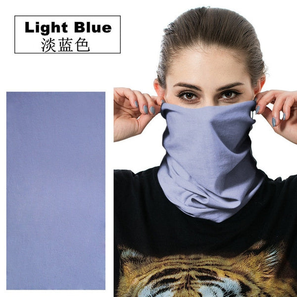 buffe Custom Bandana Headband Solid Color Unisex Magic Tube Seamless Bandanas Cycling Face Mask Shield Head Scarf Neck Gaiter