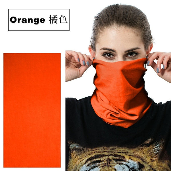 buffe Custom Bandana Headband Solid Color Unisex Magic Tube Seamless Bandanas Cycling Face Mask Shield Head Scarf Neck Gaiter