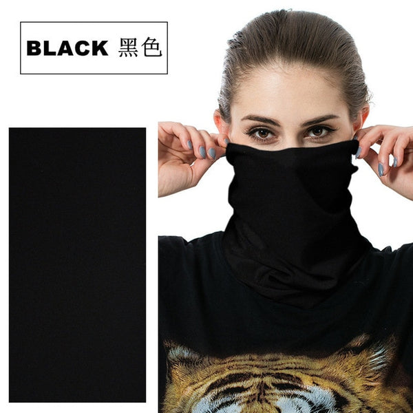 buffe Custom Bandana Headband Solid Color Unisex Magic Tube Seamless Bandanas Cycling Face Mask Shield Head Scarf Neck Gaiter